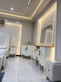 غرفة مرمري • ٧ قطع • سرير ١٦٠×٢٠٠