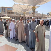 الروضة الشريفة • عمرة رمضان • استلام جوازات