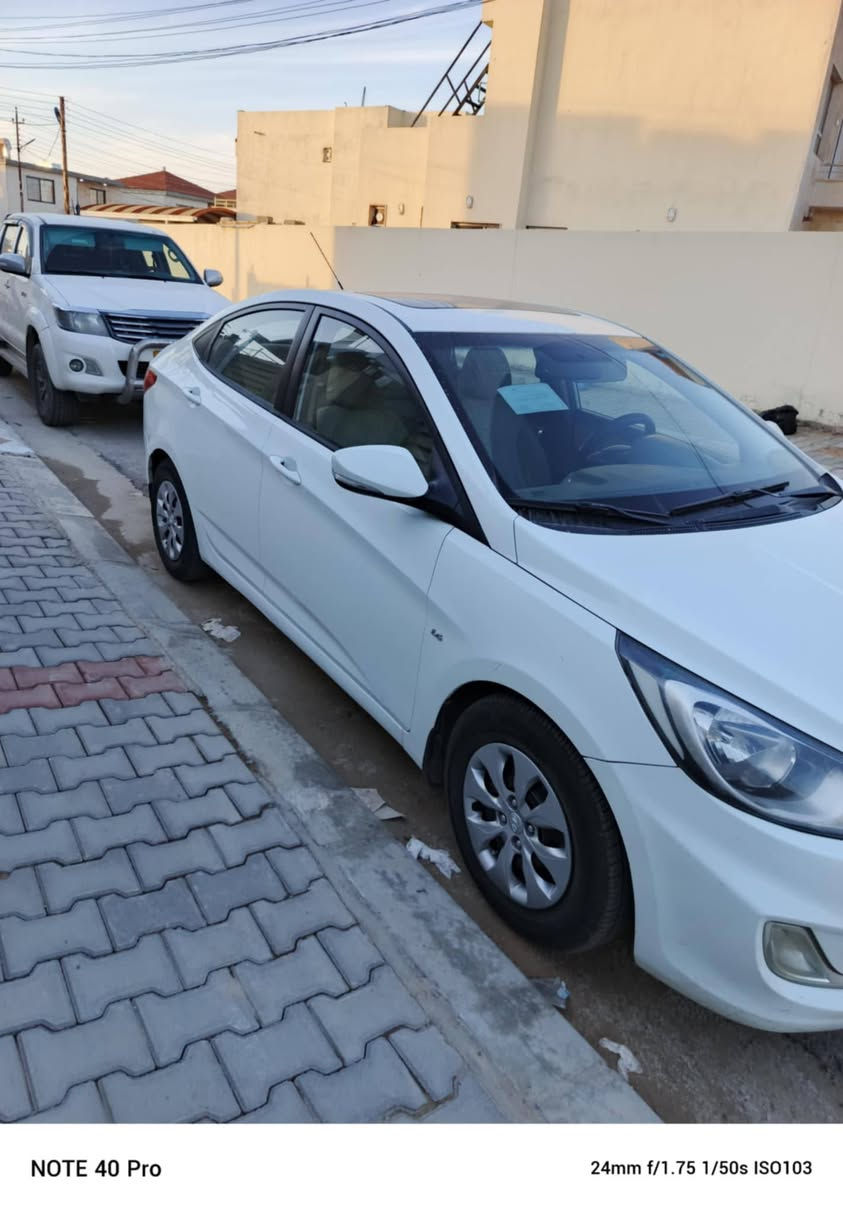 السلام عليكم اكسنت للبيع 2012
فول اسياره محرك 16 دوش
رقم صلاح الدين دولي سنويه 2030
بسمي شرط تحويل مباشر 
اسياره ماشيه 85الف حقيقي شرط الفحص 
محرك كير كفاله عامه بدون صوت او تنقيص او راجز اصبح شرط عل فحص
اسياره على ايدي مالت جناي 
مكفوله كفاله عامه لا ضاربه ولا بارد 
بيها فقط ربع دوسه صبغ السعر 117وبيها مجال قليل والي مو شراي لا يتصل اسوك 
ملاحظة للبياع شراي ما بيع 
كلشي بي الاستفسار ***********
