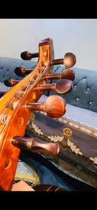 عود عراقي فرس ثابت صناعة محمد القيسي ٢٠٢٥ الرجه سبروس الضهر صندل المفا...