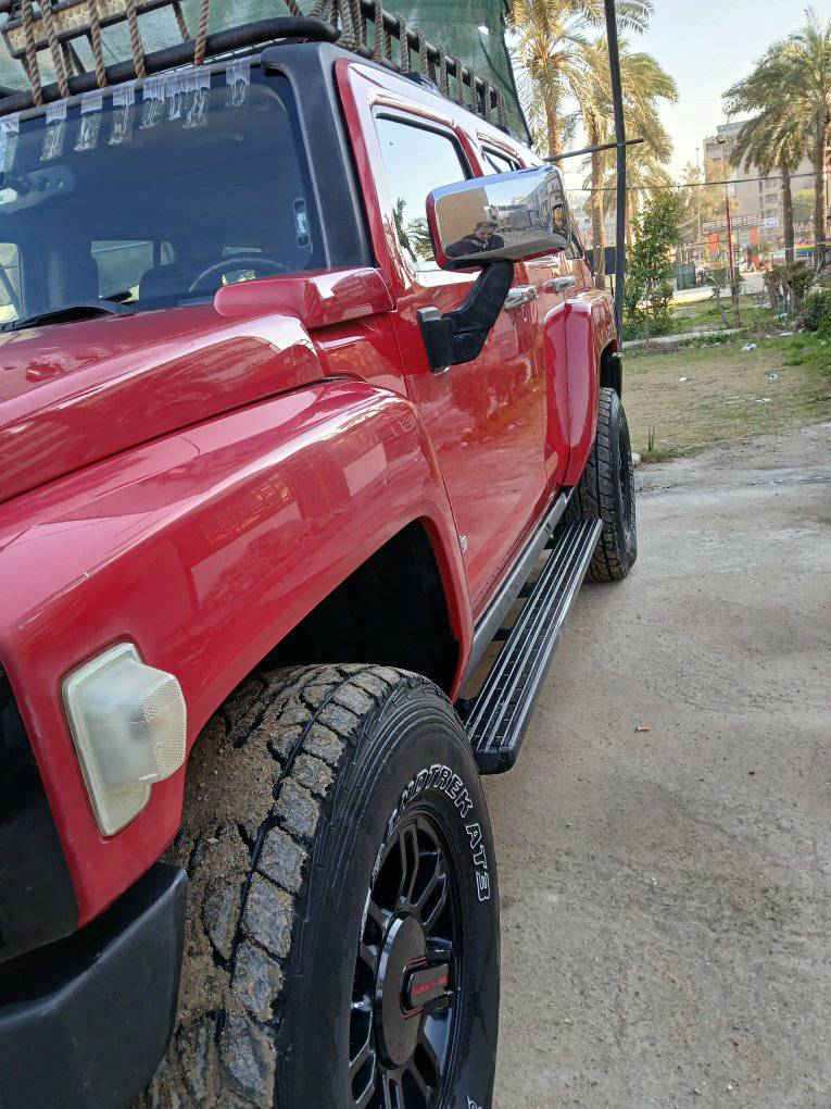 سلام عليكم للبيع همر اج٣ م٢٠٠٨ جاهزه من كلشي بدون حادث ولا شخط ولا تكحيل جلح البنيد من الخارج كلير تدفئه تبريد فور ويل ترايها جدا حلو  شاشه اندرويد وانطيك ضمان رقم جديد *********** بغداد الدوره سعر ١٢٥ ورقه بيها مجال للشراي واتساب ماسينجر
