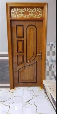 باب صاج • نقش سي إن سي • خشب جديد