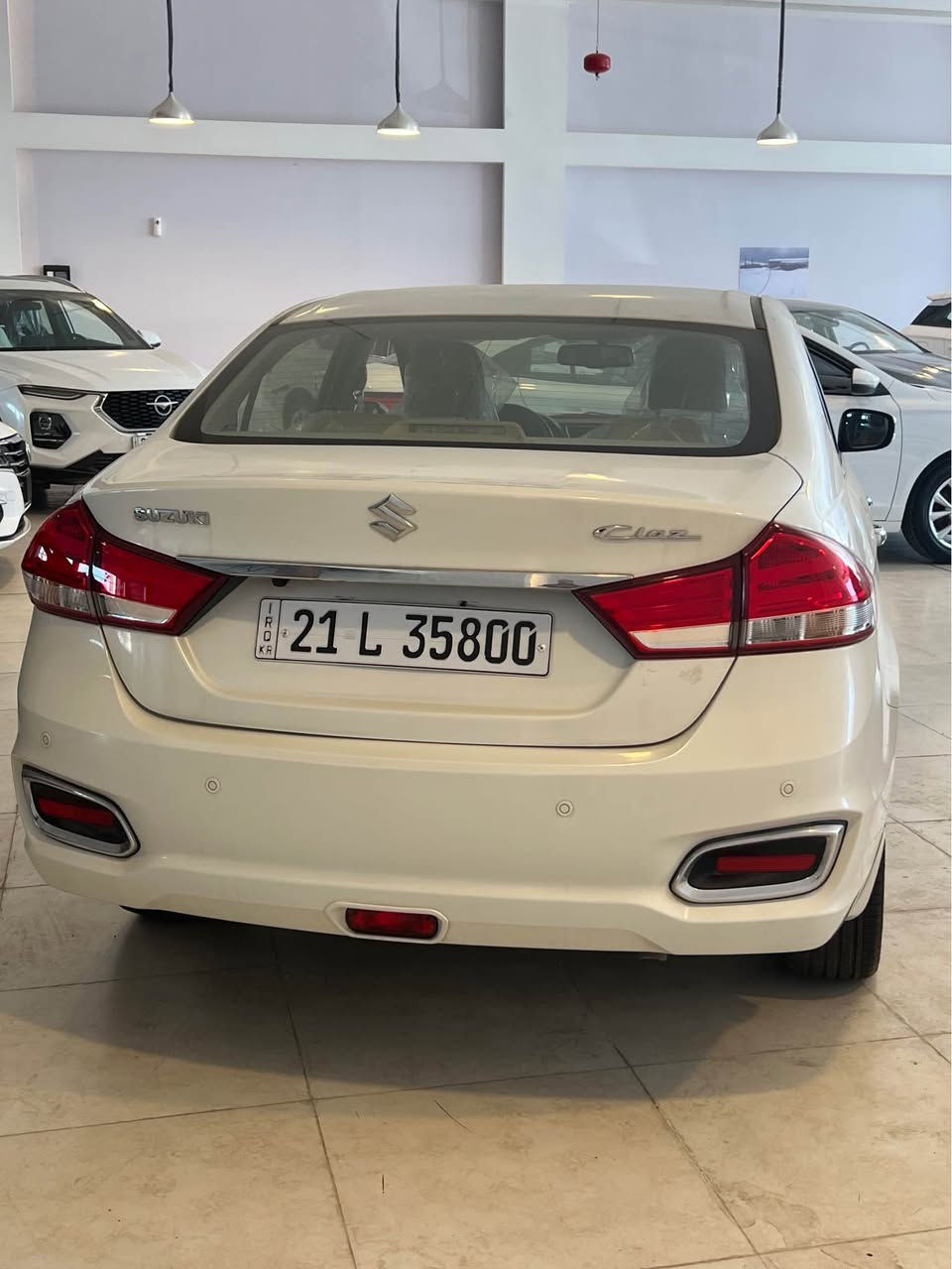 سزوكي سياز 2023

لون السيارة: ابيض 

محرك السيارة: 1.5 4 سلندر 

مواصفات السيارة:ويلكب قياس 16 - بلاجكتور-حاسات خلفي-مراية تعتيم-تحكمات ستيرن-تبريدخلفي
السيارة مكانهه سليمانية
السعر :139 مرقم سليمانية قفل 
للاتصال:
*********** السليمانية, العراق
