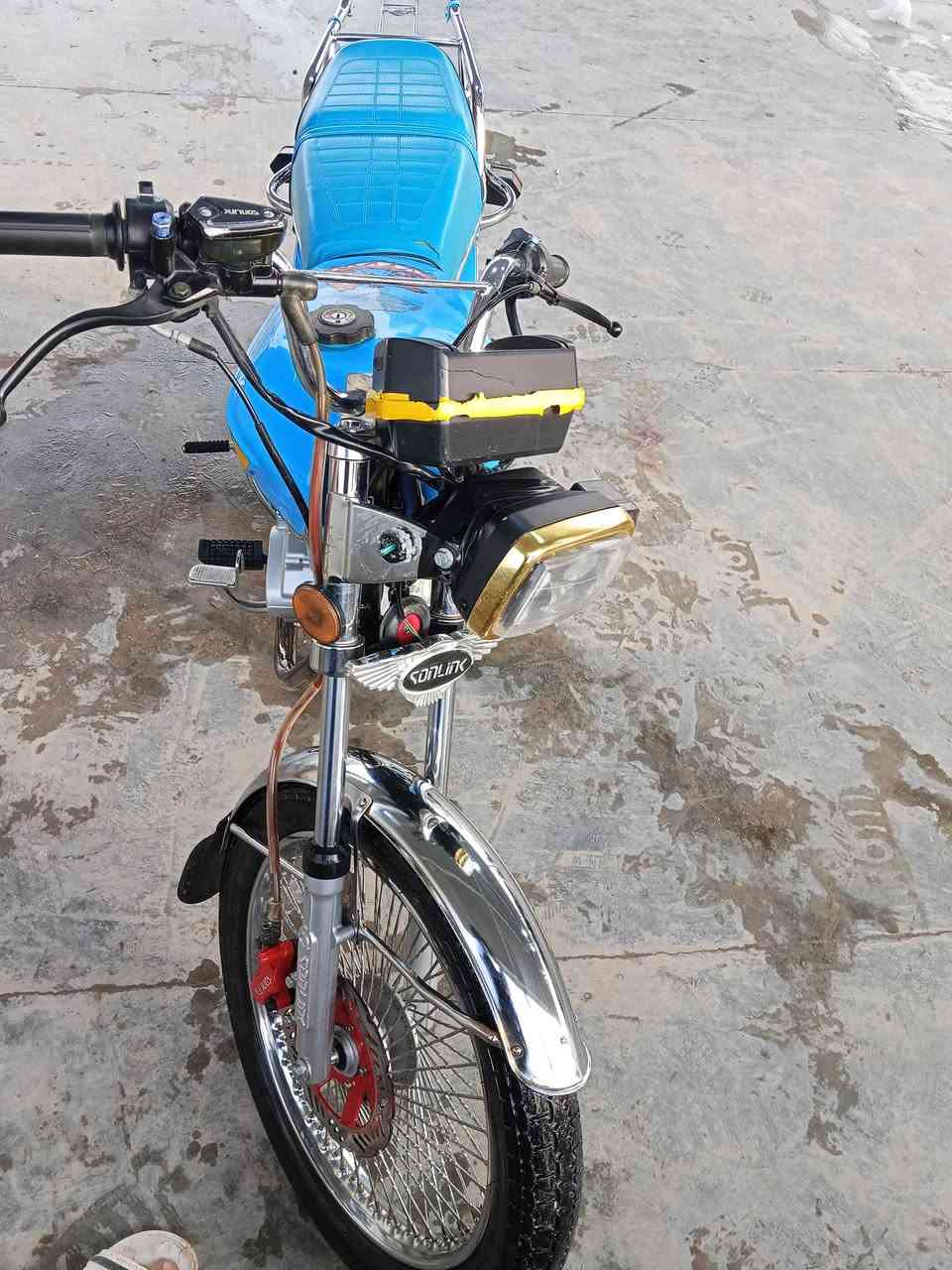 سلام عليكم للبيع تايكر 24شلعه ومعدل مكينه تخبل كهربائيات شغاله السعر 600مكلف بنشر رقم صاحب دراجه ‏‪***********‬‏
