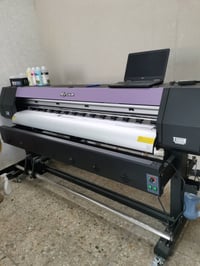 طابعة فلكس للبيع نظافة 100 %نوع my color واحد هيد نوع الهيد  (x600) مس...