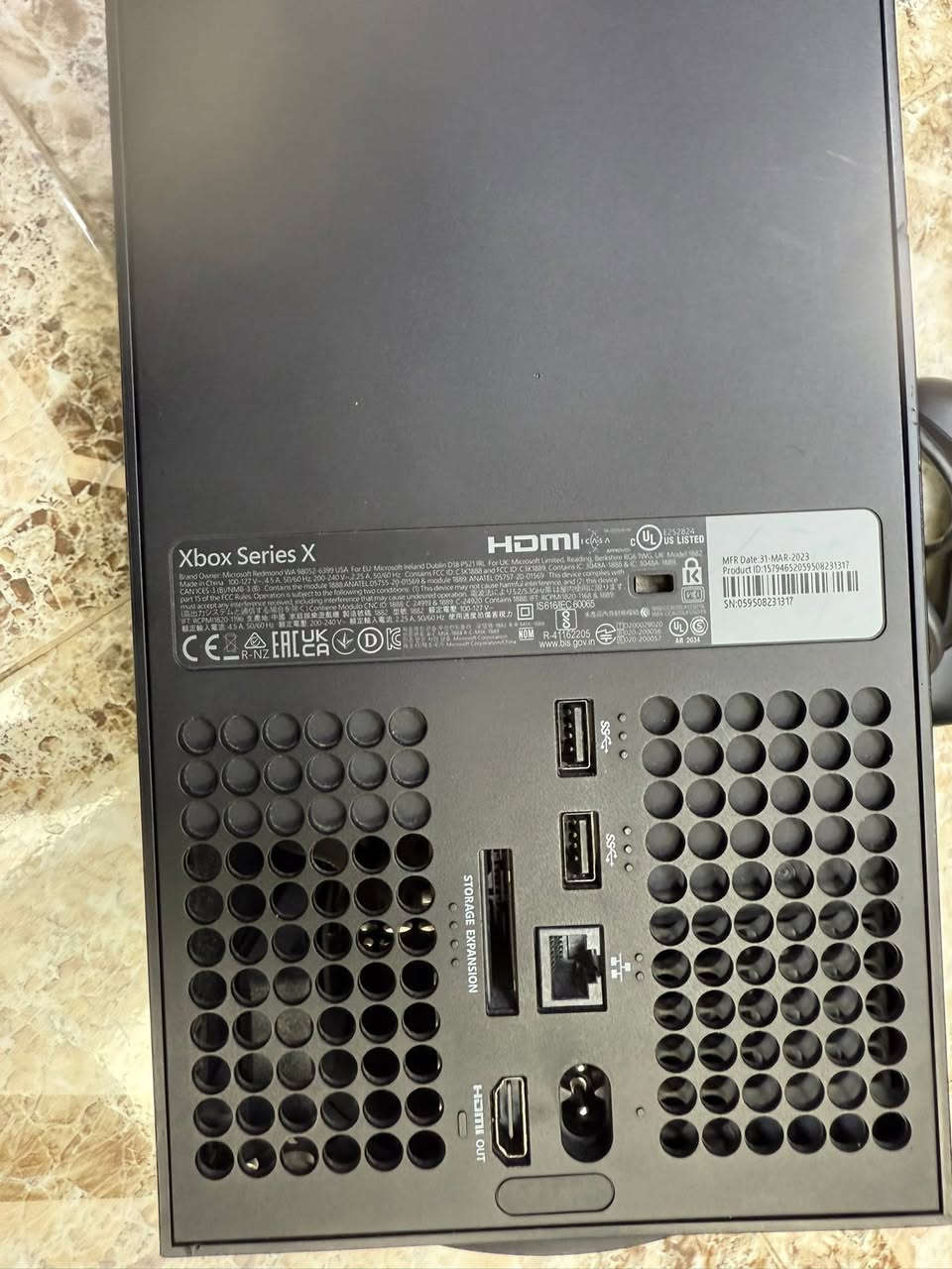 XBOX SERIES X 2023
‎للبيع سيريس x اصدار 2023 الجهاز بوضع الوكاله نضيف حيييل لوك لوك 
‎كامل الملحقات وكارتونه موجود وما مفتوح 
‎السعر 660 الف 
‎الموقع اربيل متوفر توصيل لكافة المحافضات


**إذا كنت صاحب هذا الإعلان وتريد حذفه لأي سبب، رجاءا أرسل رسالة إلى الدعم الفني**