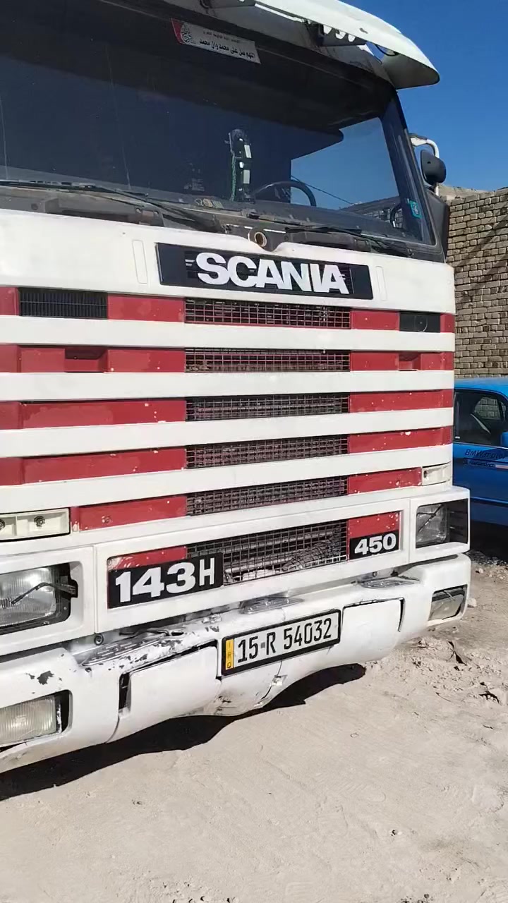 للبيع سكانيه بطه مديل 95مكينه 143صفر 10 كرين 10طن 3سلاتات رقم الانبار جديد سياره جاهزه للعمل سعره 260 //*********** //***********
