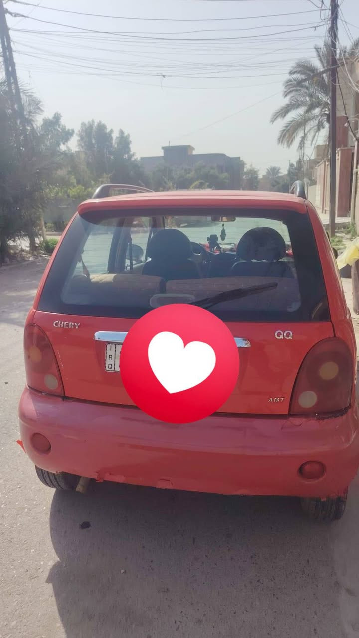 السلام عليكم من رخصت الادمن للبيع شيري كيو كيو2013 رقم انكليزي بغداد بسمي كير محرك  مكفولات صدر جديد تخم تاير جديد السعر 35وبيهة مجال متواجد فيس وهاذا رقمي ***********
