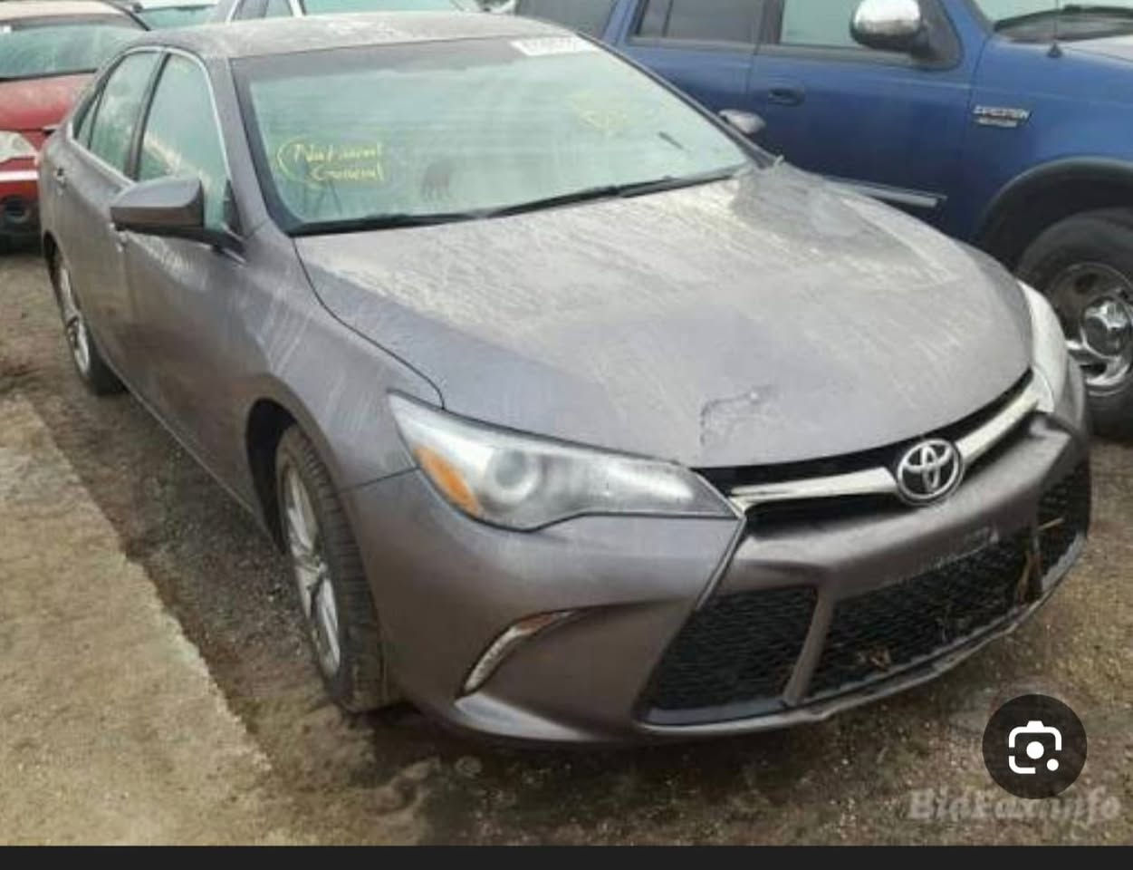 تويوتا كامري
الموديل : 2017   
المواصفات : امريكي 
سعة المحرك : 2.4L
اللون: رمادي
المسافة المقطوعة : 230،000 كم 
الضرر : تقرير غرق + تبديل بنيد 
الملاحضات: رصعات وشخوط 
السعر: 16،000$ وبي مجال
للتواصل: ***********
مكان السيارة البصرة ابو الخصيب
