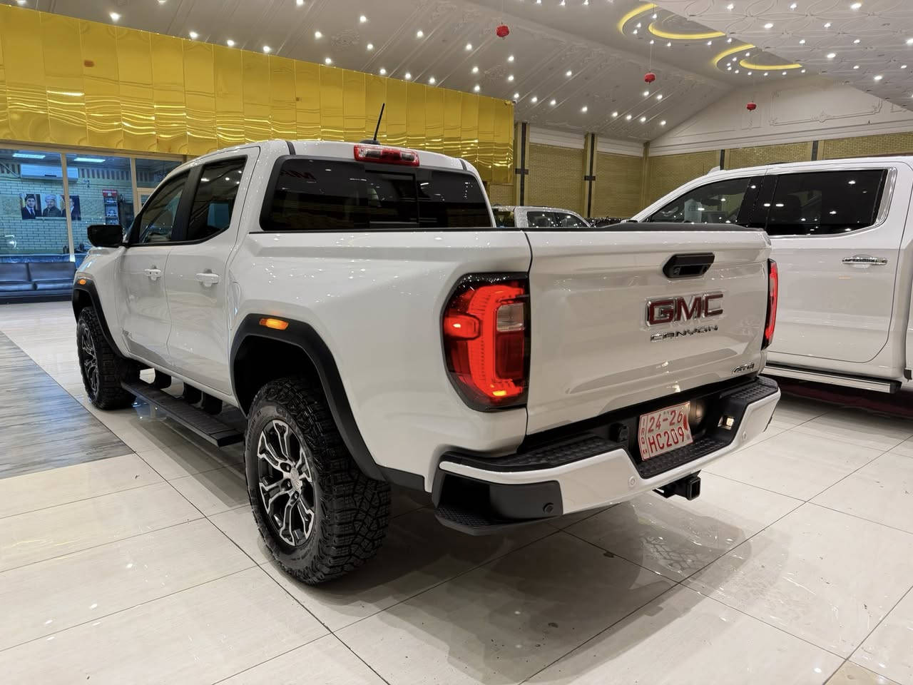 MARHABA CARS ERBIL
——————————
BRAND : GMC CANYON
CLASS : AT4
ENGINE : V4 - 2.7T - 4x4
STATUE : NO PAINT بدون صبغ
YEAR : 2024
PRICE : $$ 
COUNTER : 11,000 MILE
IMPORTING : وارد امريكي
ADRESS : Erbil , أربيل شارع ١٠٠م صف دائرة گمرگ
FOR IFORMATION CALL US :
MARHABA CARS 
 📞 : ***********
