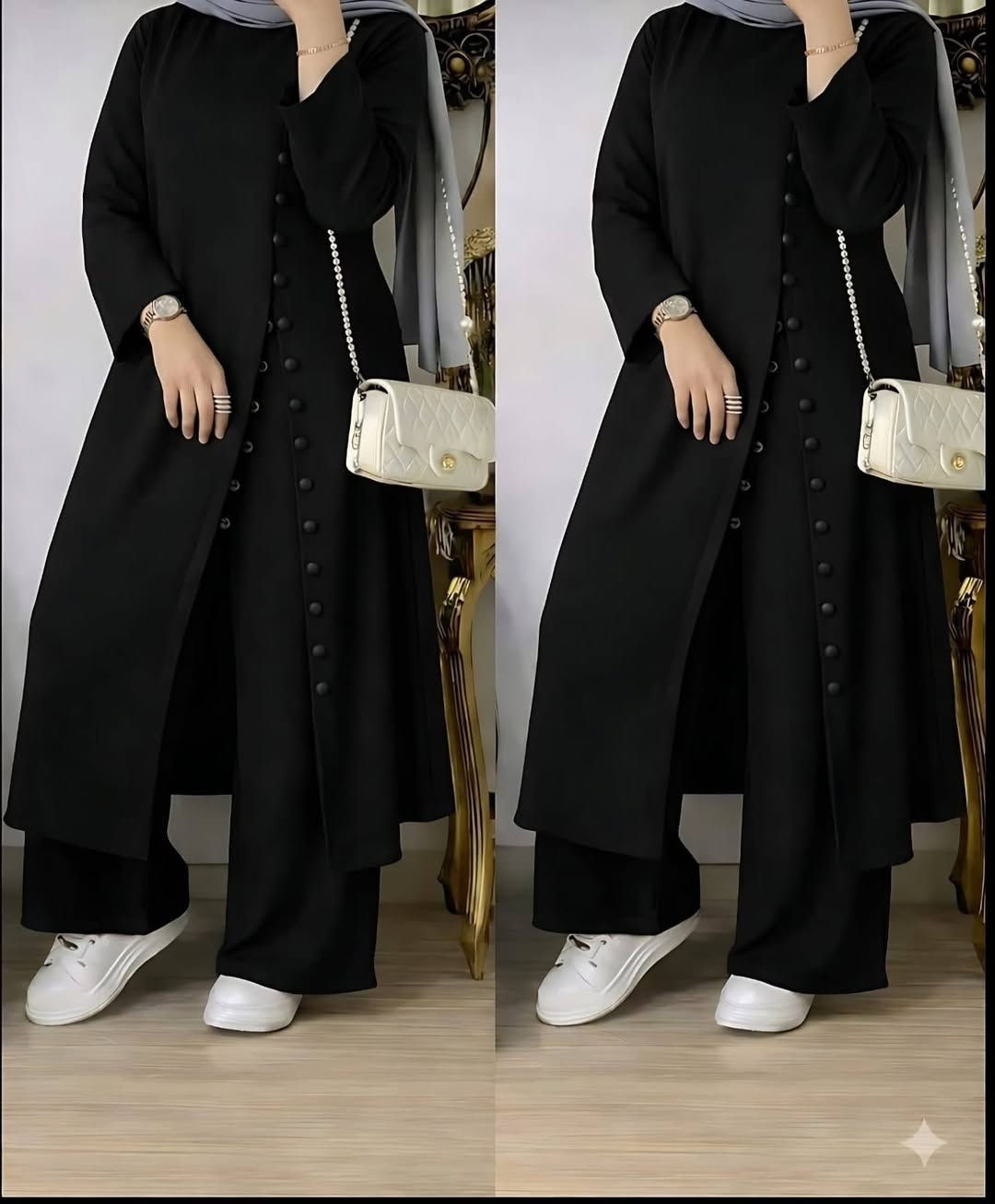 ⁨ لوحه فنيه طقم العيد لكل امرأة راقيه .
طقم قطعتين . قماش لينين جكار ايطالي .
من ارقى وأفخم الاقمشه الصيفيه الايطاليه .
طول الكيلوت 105 سم عرض 28 سم
طول الجاكيت 130 سم مبطن بالكامل
قالب راهي .
 القياسات 42 44 46 48 50 52
مع ضمان الفحص بحضور المندوب
للحجز خاص متوفر توصيل لجميع المحافظات


**إذا كنت صاحب هذا الإعلان وتريد حذفه لأي سبب، رجاءا أرسل رسالة إلى الدعم الفني**