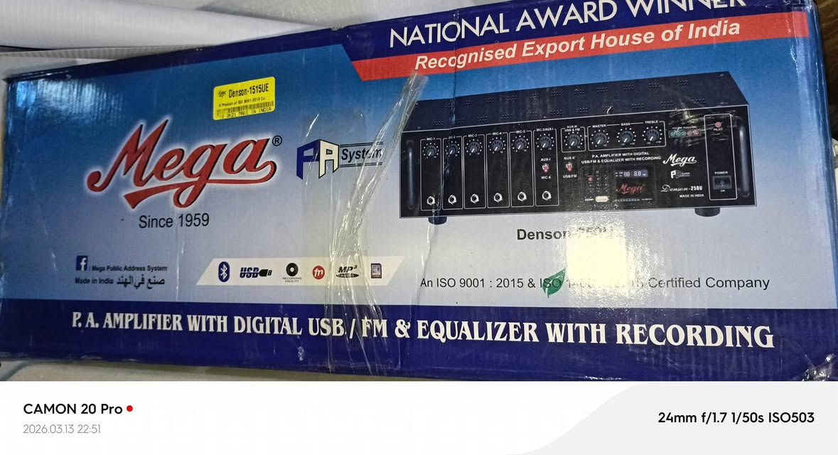 جهاز صوتي مال مسجد جديد مستخدم قليل. قيم واخذ


**إذا كنت صاحب هذا الإعلان وتريد حذفه لأي سبب، رجاءا أرسل رسالة إلى الدعم الفني**