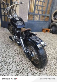 هارلي شادو 400 للبيع متروكه الدراجه عندي شغل الدراجه تشتغل نگره مگينه ...