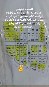 طابو زراعي • ١٣٠م • دائره كهرباء النيل