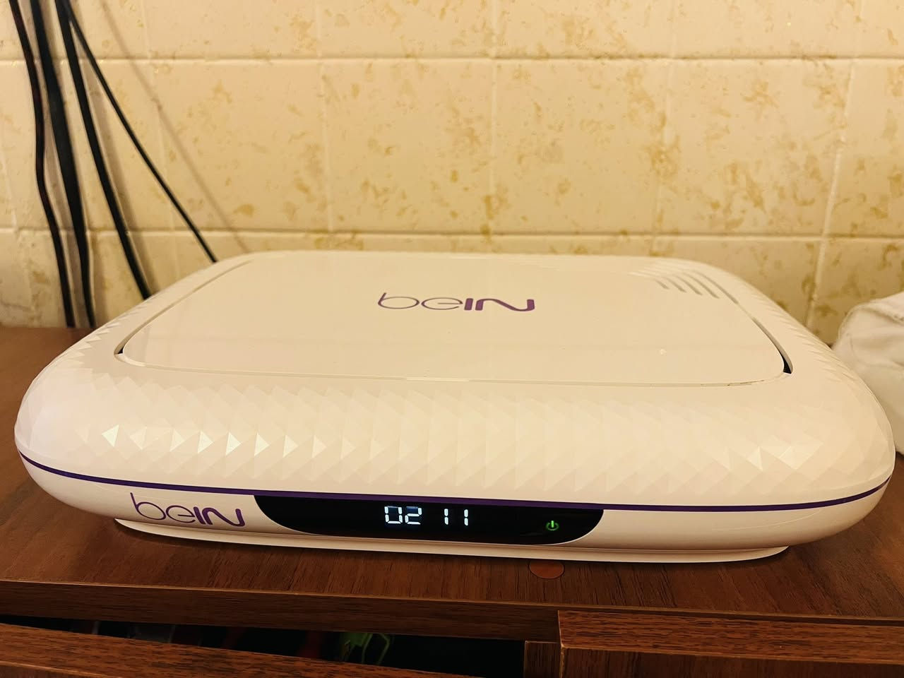 للبيع: جهاز beIN Media Server موديل DMS7000NBS – نظيف جداً
📌 الموديل: beIN DMS7000NBS
📌 الحالة: مستخدم نظيف جدا – مفرمّت وجاهز – بدون اشتراك وبدون سمارت كارد
📌 المواصفات:
• تكدر تشدله قرص داخلي 1 TB للتسجيل
• واي-فاي + إيثرنت + USB
• مدخل HDMI + PVR + تسجيل متقدم
• دعم HD عالي الجودة 💡  ￼

📦 الملحقات:
• ريموت
• كيبل HDMI
• محول كهرباء 
• كرتون

💰 السعر المطلوب : 115 الف دينار (قابل للتفاوض المعقول)
📍 المدينة: بغداد
📞 للتواصل: (***********)
