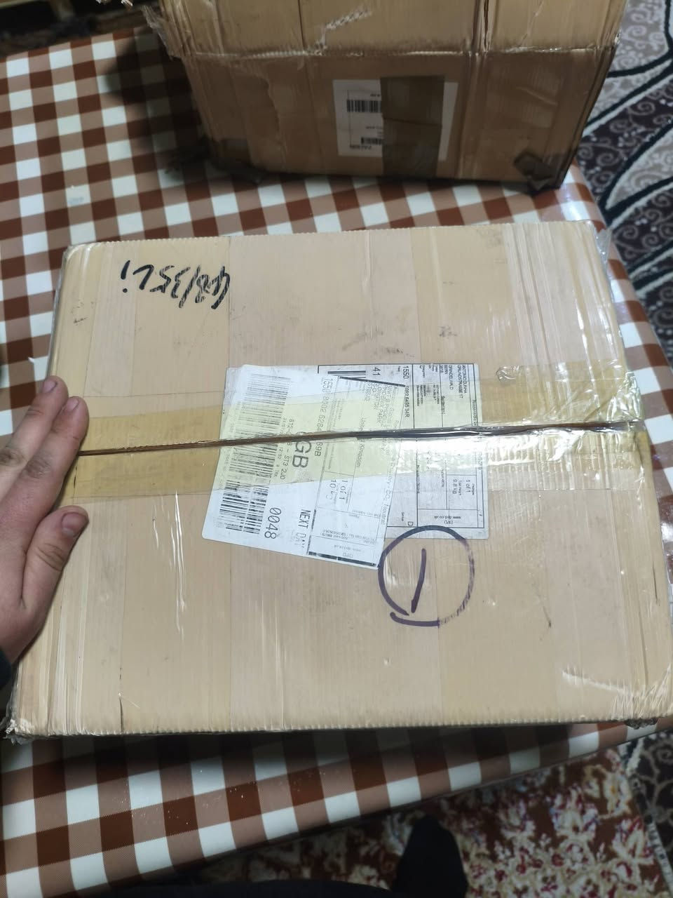 سلام عليكم بطارية ليثيوم
V48 35A حقيقي وزن ثقيل جدا 9 كيلو 
جديد لوك مع الشاحنة شحن سربع 5A
بطارية تصميم ياباني صناعة صيني
مع كامل ملحقات كونكترات واسلاك ربط
السعر 250الف
متوفر ايضا 30 امبير بسعر 230الف


**إذا كنت صاحب هذا الإعلان وتريد حذفه لأي سبب، رجاءا أرسل رسالة إلى الدعم الفني**