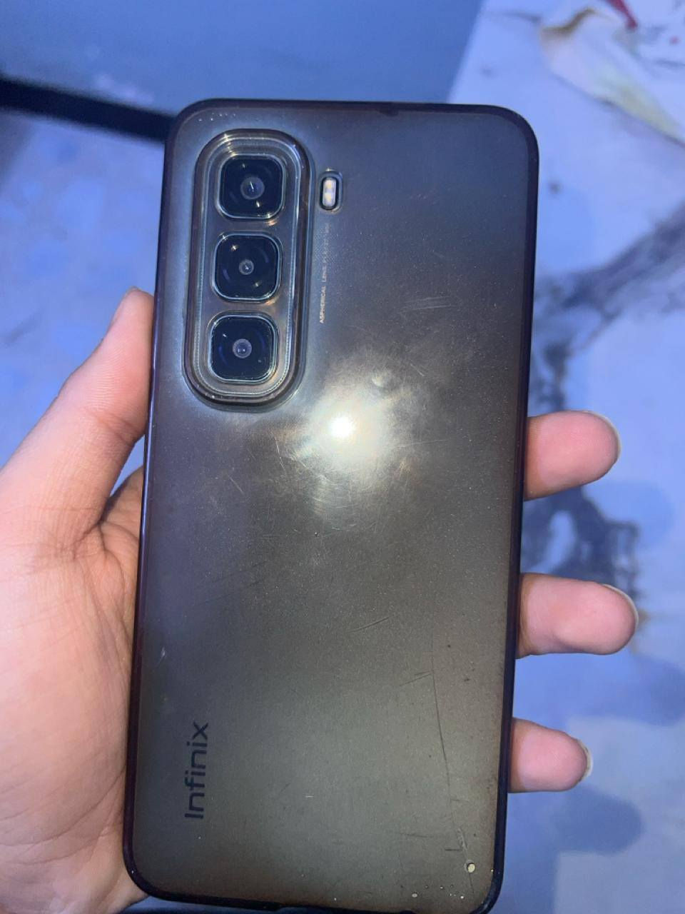 السلام عليكم
هاتف معروض للبيع
الاسم : infinix hot 50 pro
الذاكرة: 256 
الرام 8GB +8GB
المعالج : Helio G100
البطارية : 5000mAh + يدعم الشحن السريع 
الكامرة : الخلفية 50M + 2M
الكامرة: الاماميه 8M
الالعاب : بوبجي يدعم 60 فريم فري فاير 90 بيس موبايل 60
ملاحظة: كل الخدوش والكسور في الهاتف هي من لزكه الحمايه وليست الشاشه الاصليه ما عدا كسر صغير واحد 
السعر 200 الف وبيه مجال 
للاستفسار📞☎️ ***********
