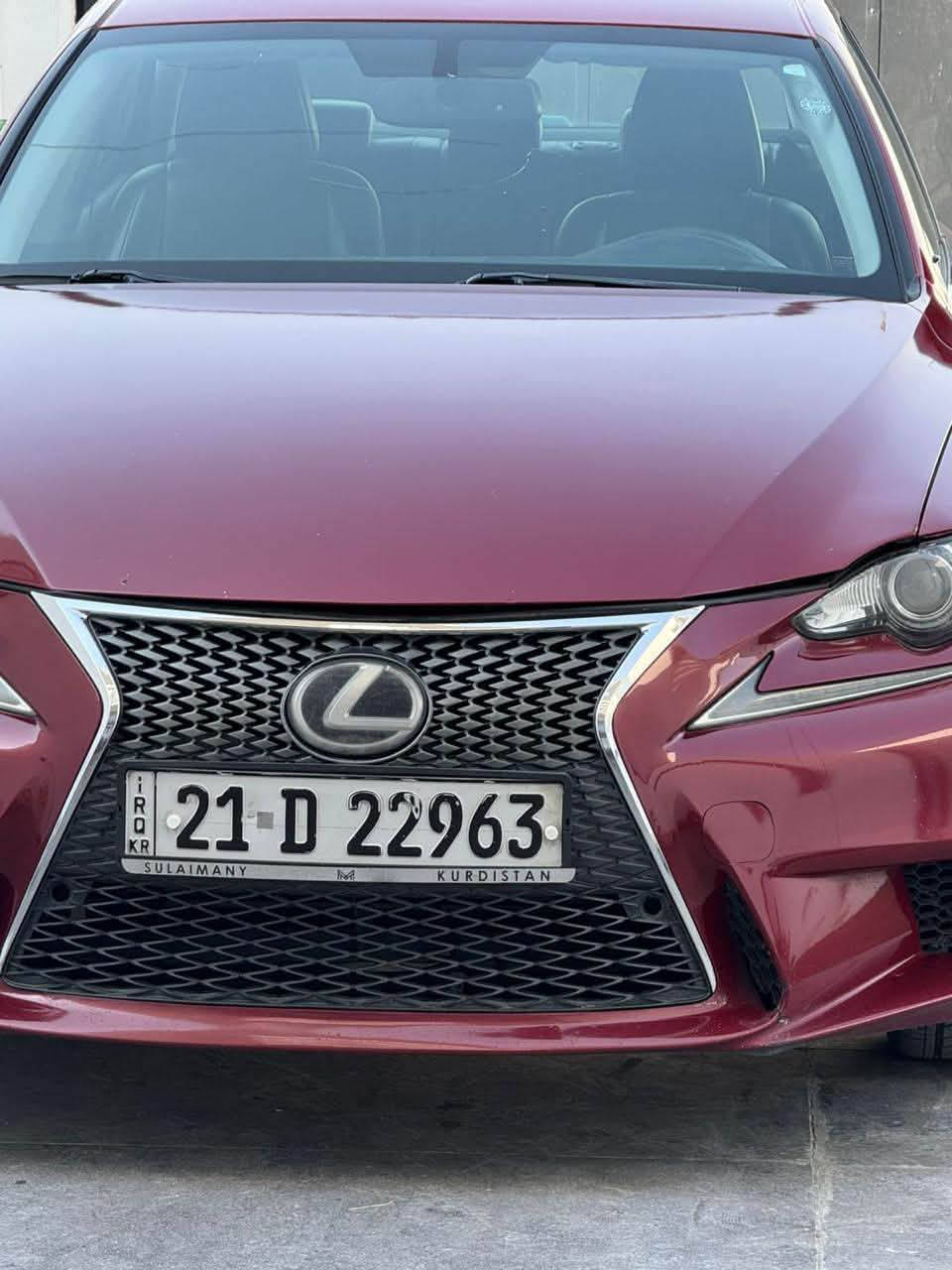 السلام عليكم
is 250  lexus 

لكزس للبيع فقط 

موديل 2015

  فول مواصفات  مال جناية ويل كب اسود بلاي 

محرك 6 سلندر 2500 اكسل المرغوب  

3 وضعيات قيادة 

كير صدر محرك  كله بلادي تخم تاير جديد 

ماشيه 120 الف ميل 

نقصها جامة اماميه فقط 

حادثها جاملغ وبنيد اير باك  سستم راجع  

رقمها سليمانية باسمي وتحويل ثاني يوم 

السعر 150 وبي مجال 
مكان السياره بغداد او يرموك منصور  

*********** واتس اب متوفر
