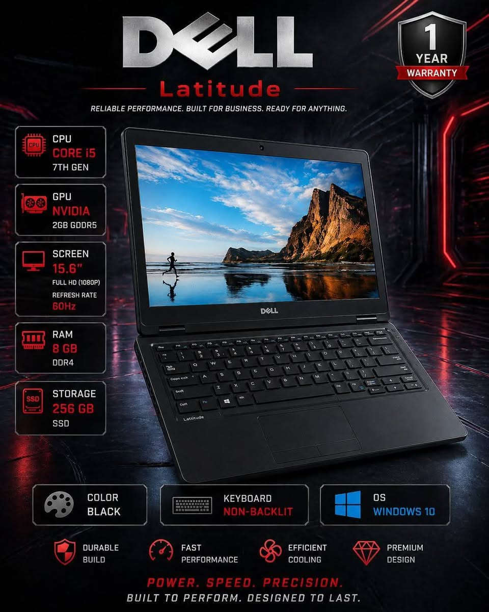 السلام عليكم لابتوب (DEL Latitude) شاشة لمس ❗
كرت الشاشة:  الداخلي( intel HD Graphics 620)
 كرت الشاشة الخارجي (Nvidia Geforce 930 MX) بحجم 2 گيگا (مناسب جداً للالعاب) 
المعالج: core i5 الجيل السابع 
النظام: windows 10 pro
الرام (RAM): 8 گيگا 
الذاكرة (storge): 256 گيگا 

تفيدكم بالعاب بنفس الوقت + الشاشة لمس ❗

السعر 300 الف وبيها مجال  ✅✅


**إذا كنت صاحب هذا الإعلان وتريد حذفه لأي سبب، رجاءا أرسل رسالة إلى الدعم الفني**