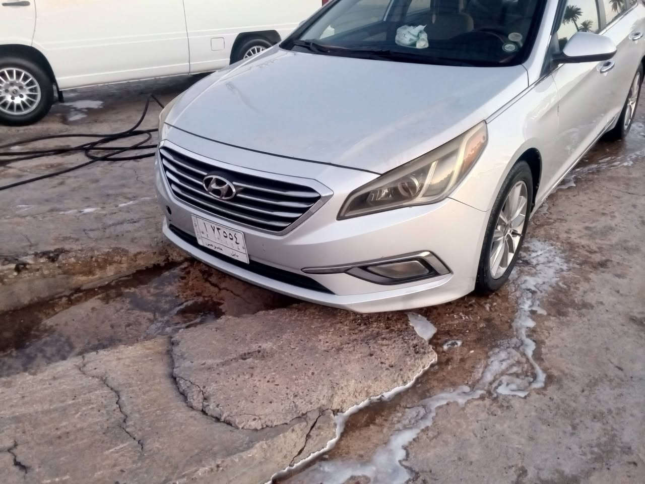 سونتا مديل 15 أمريكي بيه قطعتين  فقط جملغ الامامي وبنيد نفسه مصبوغ مكينه وكير وحداديه وتبريد فول *********** السعر 112وبيه مجال
