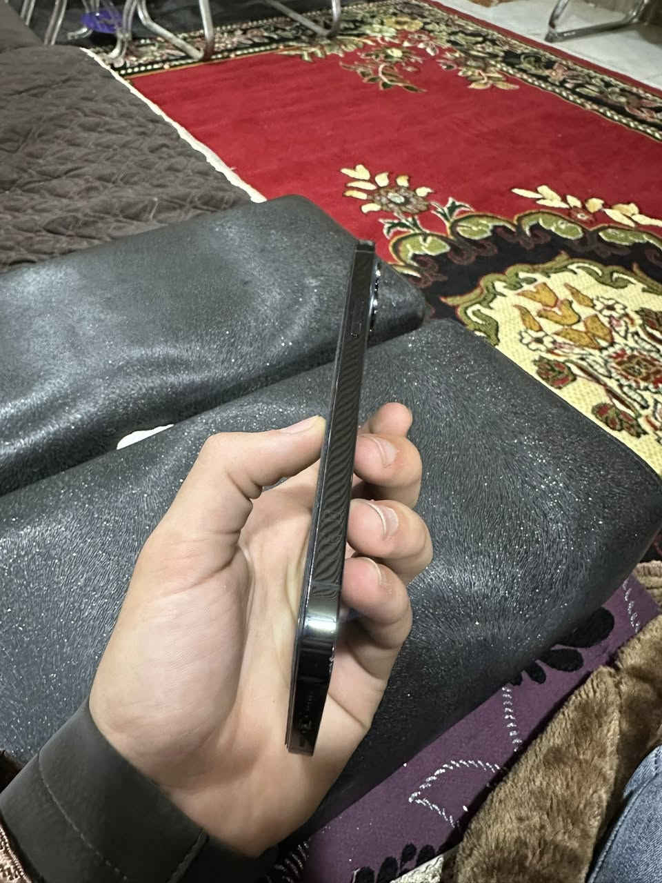 سلام عليكم
ايفون   12Pro Max 
ذاكره 128
بطاريه 79
مبدل شاشه فقط ونظافه 100
السعر 375وبي مجال
***********
