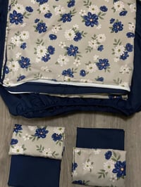 قماش قطن • تلبيس لاستيك • كفر لحاف سحاب