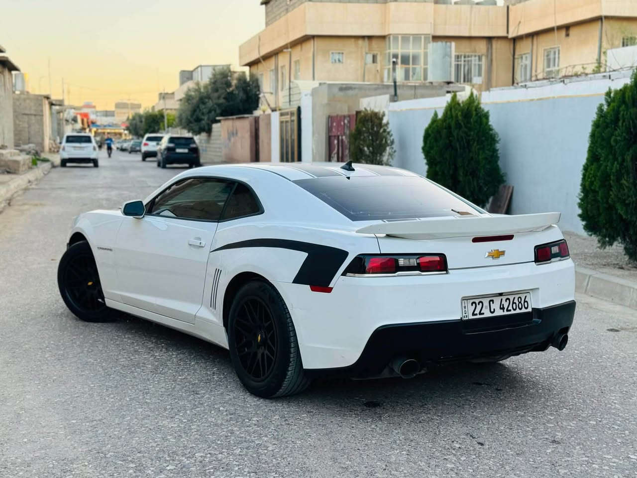 شوفرليت كمارو 2015 وارد امريكي جاهزه من كلشي محرك 6سلندر بلادي حادثها باب السكن .كير محرك تبريد اكسل كهربائيات شرط رقم اربيل الدولي كلها جديده تحويل نفس اليوم سعر98ومجال عنوان اربيل 
***********
***********
***********
شوفرليت كمارو 2015فول سبورت مه كينه 6بستن مه رغوب به شه رت بى عه يب 3بارجه بوياغ بى ناو كرتن .سنوي نوا بناو كردن به شه رت سعرى 98ومجال شوين هه ولير أربيل, العراق
