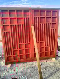 باب طلاگتين رتفاع2/20 عرض2/30 جديد مامستخدم شغل خاص حديد ثقيل سعر مناس...