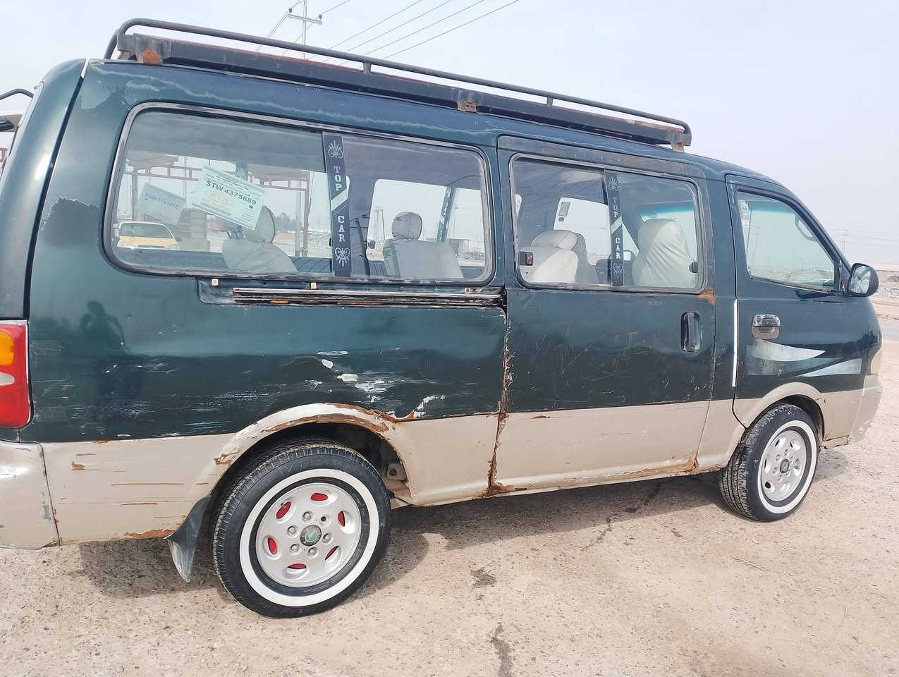 سلام عليكم 
بريجو سياحي مديل 96بسمي رقم بغداد الانكليزي مصفره. هيئه وغرامات  كير مكينه مكفولت مكينه لا تنقيص ولا تبخر
تخم تاير جديد سياره بدون معجون صورهه گدام عين سياره جاهزه سعرهه 63 رقم تلفون ***********  مكاني نجف كوفه
