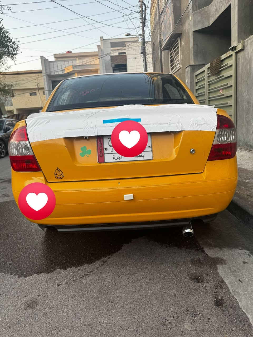 السلام عليكم…….
طيبه2015 گير ومكينه مكفولات رقم بغداد تحويل ثاني يوم مصفره هيئه وغرامات تبريد ثلج تخمً تاير جديد شواصي نضاف بيها صبغ بنيد وجاملغ امامي وخلفي فقط كهربائيات شغاله شاشه كامره دوشمه جديده بلكات نوزلات جدد صدر امامي خلفي باتري جديد سياره جاهزه المكان بغداد البياع حي الاعلام السعر 32وبيها مجال للشراي 
***********
