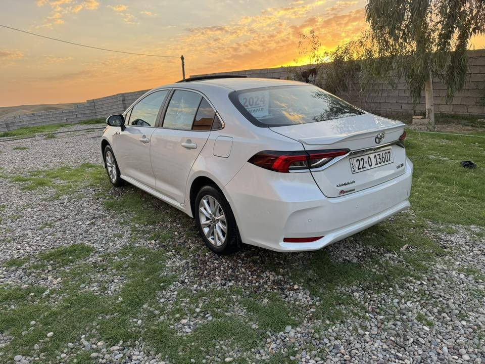 كورلا 2024 جيهان فول واحد على واحد خليجي 
كلين خالصه كفاله عامه ماشيه 42 k/m    
فتحه بصمة تشغيل بصمات ابواب نظام ترحيب 
تبريد قطعتين خلفي امامي 
شحن لاسلكي وايرليس
محرك 18 محرك كير شرط تخم تاير صدر كله شركه 
السعر 185 $ 
مكان السياره الحويجه-الحلوات
*********** 
ملاحظه: بيع نقد فقط  بدون مراوس ولا قسط
