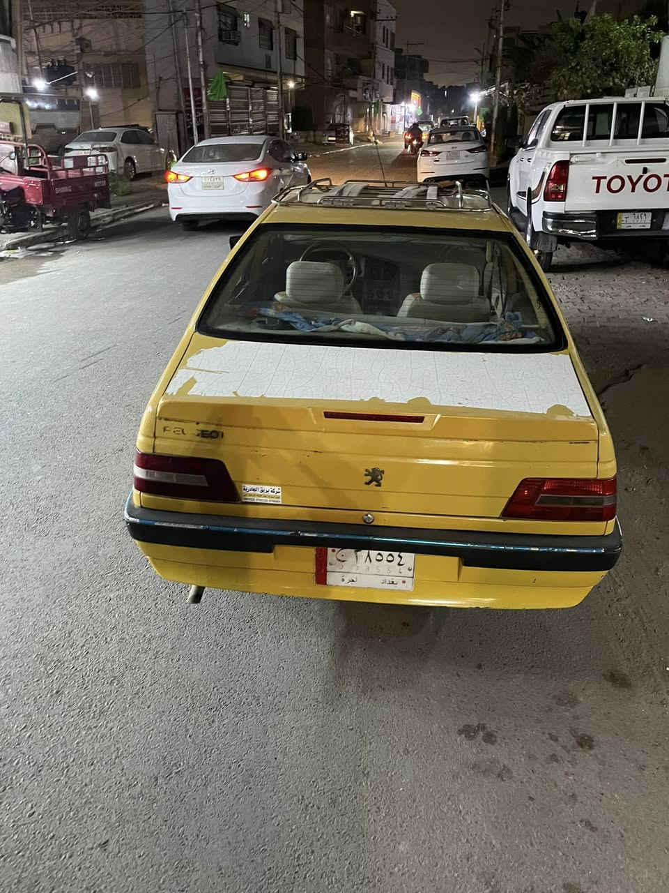 سلام عليكم شباب بيجو البيع سيارة حلو ونضيف جهازه من كلشي بوجهك اشتغل بيها ماتصراف دينار عليها سعر ٣٧ وبيها مجال مديل ١٥ ***********
