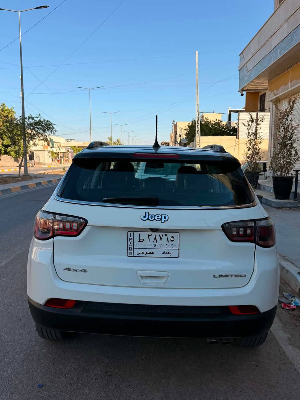 جيب كومباس لمتدد تو كلر ماشيه ٦٨ الف موديل ٢٠١٨ ضرر بس بنيد تبريد قطعتين كشنات جلد تدفئه الكشنات الاماميه كير ٩ نمر محرك بحاله جيد جدا بانوراما ومواصفات الجيب معروفه توقف ذاتي *********** بغداد, العراق
