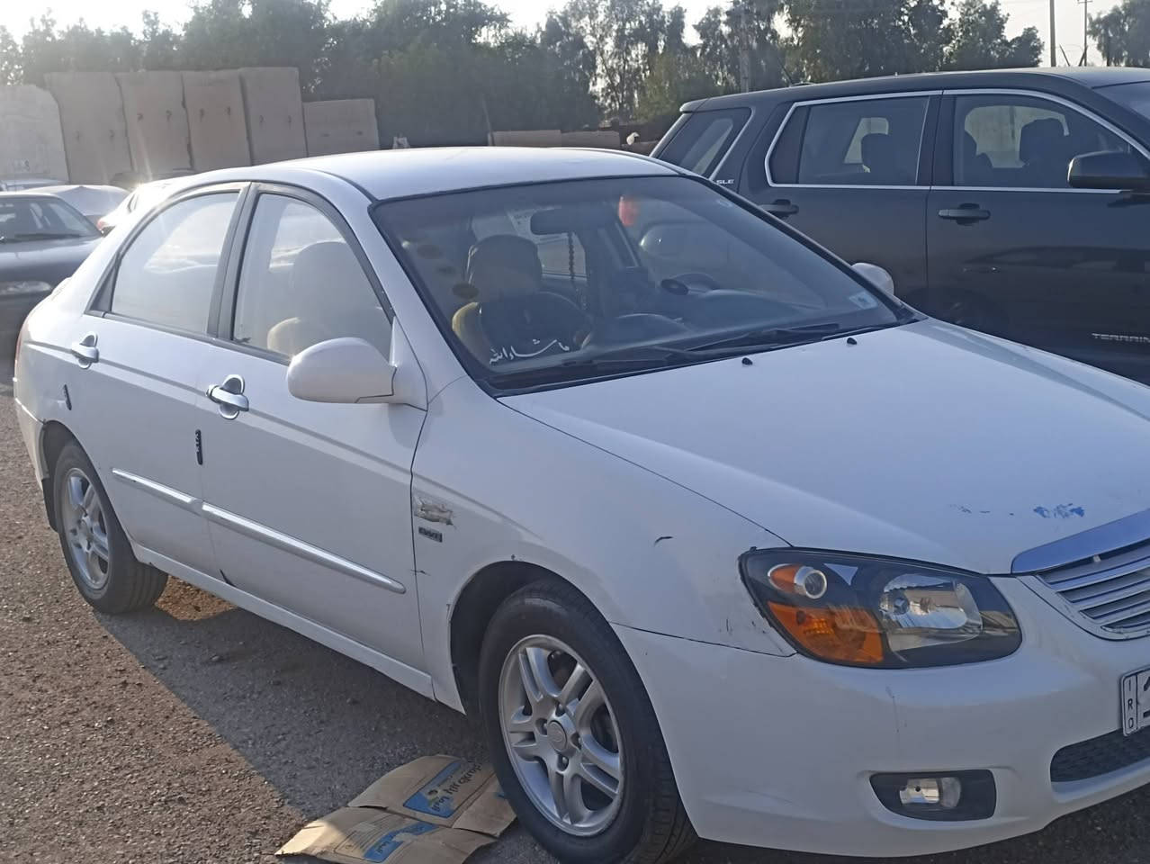 سلام عليكم كيا سيراتو للبيع موديل 2008
رقم بابل دولي 
تحويل ثاني يوم 
 بيه مكانات صبغ 
كير محرك  حداديه نظيف  
تخم تاير مكان سياره 
كربلاء 
طوريج 
سعر 85 وبيه مجال رقم ***********
