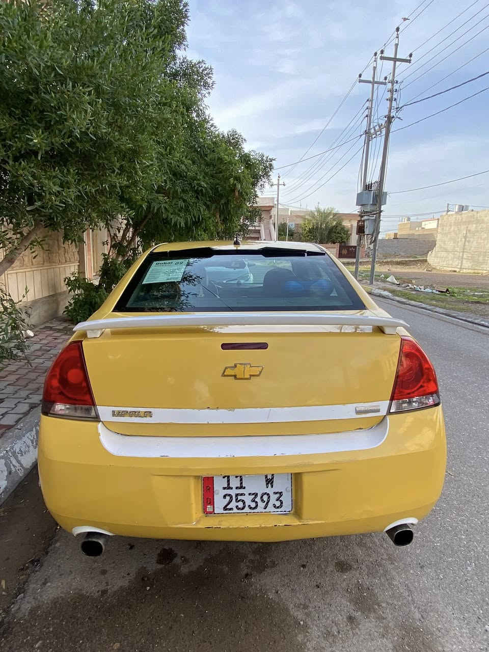 سلام عليكم 🤝

- شوفرليت امبالا 2013

- سيارة وارد امريكي حادثها جاملغ امامي فقط صفحة السكن بدون دواخل بدون ايرباك وبيها بارد باب السكن فقط غير هذا كلشي مكفول 

- صدر امامي خلفي كله جديد كهربائيات كله جديد كير مكفول محرك اكاديا 3600 جديد 

- رقم السيارة بغداد الدولي الجديد تحويل مباشر مصفرة هيئه وغرامات 

- موصفات السيارة كشنات جلد كراسي كهرباء تحكمات بل استيرن تشغيل عن بعد 

- مكان السيارة ديالى / قضاء خانقين 

- سعر السيارة 80 وبيها مجال بسيط جداً

- للأستفسار رقم الهاتف / ***********
