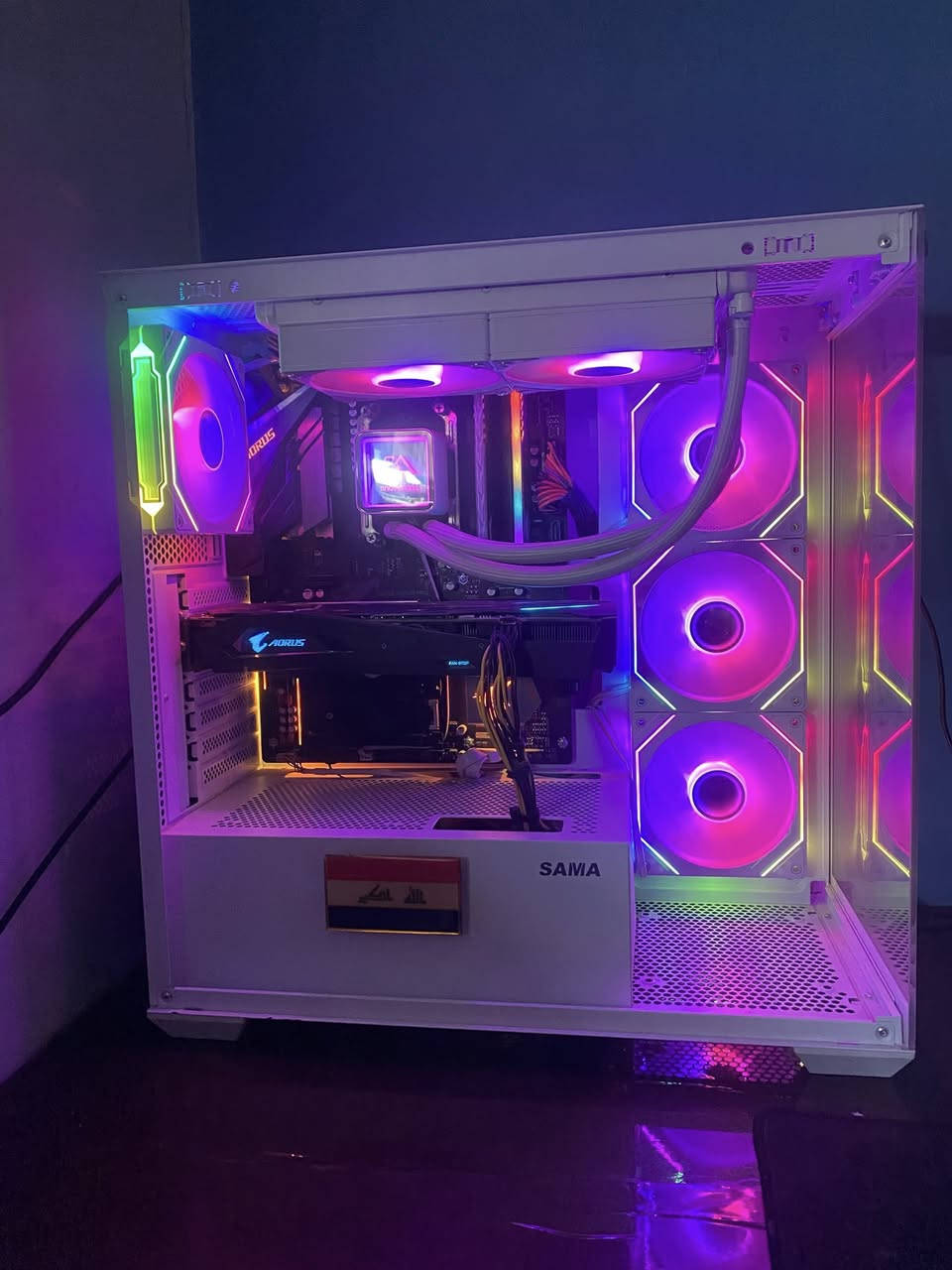 سلام عليكم بي سي لبيع موصفات                                                                   

GTX1660TI AORUS  علا براند يجي 3 فان
Ryzen 5 3500X معالج
 Gigabyte B450 AORUS Proمذر بورد 

رامات 16 من شركه AORUS 

الباور سبلاي550W

PC نضيفه الله يشهد ما واجهت بيه اي مشله 

ملاحضه تك من رامات بس ارجيبي وكف اما رام شغال مابي اي مشكله انطي بي ضمان اذا بي خلل تجي تفحص بعينك 

السعر 550الف🔒 ما تلكه هيج موصفات بهيج سعر ثق 

عنواني الدوره 
رقم ***********
