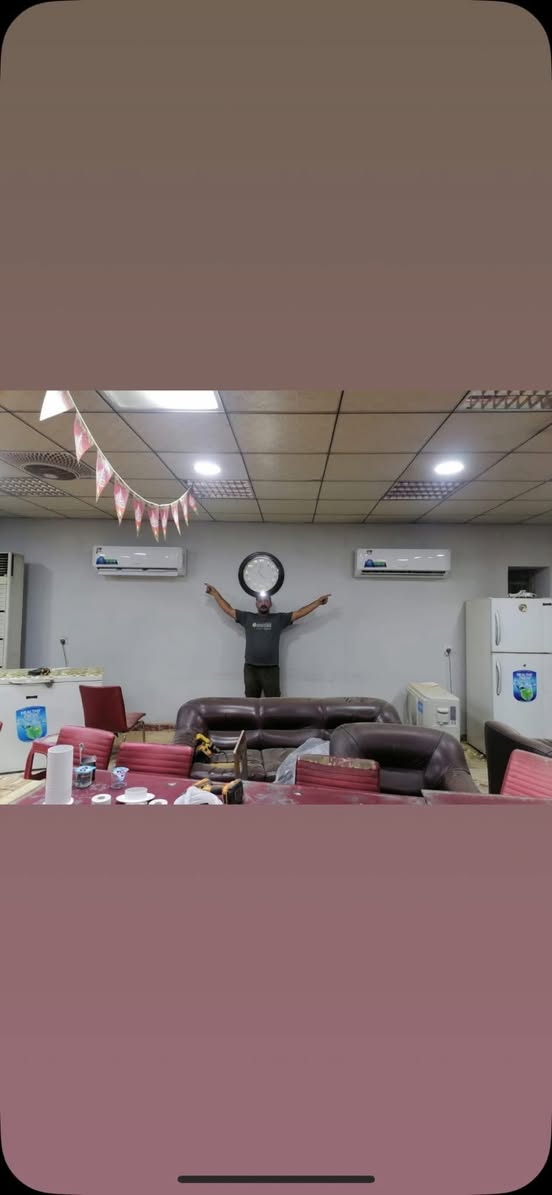 ❤️سلام عليكم صيانة ￼💎وتركيب وتجهيز🛠️ كافة اجهزة ❤️‍🔥⚡️التبريد شحن غاز وايجاد التسريب في المنظومة - قبل الشحن غسل موقعي لكل اجهزة 🔥التبريد 🥶❄️جداري ✨كنتوي ✅كاسيت ايضن تنصیب منضومات تبريد وتجميد وصيانه عامه .. اعمالنا مستمره بغداد⚜️ وضواحيها على مدار 24 ساعه💫

.

رقم الهاتف :📞

شغل درجة أولى"..👌🏻👑"..

متوفر واتساب فيس بوك (*********** أبو یونس)
