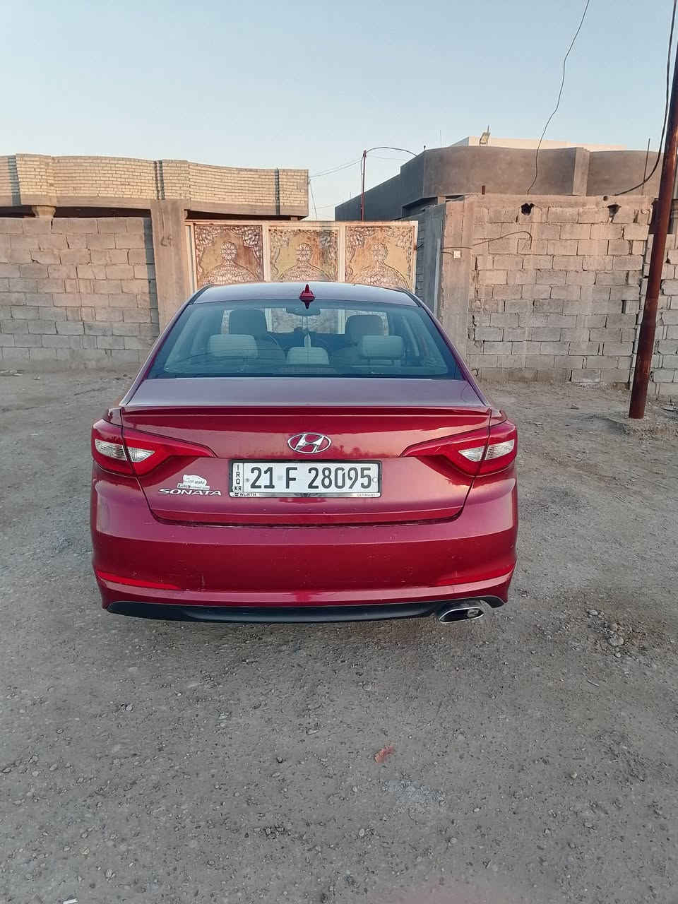 سوناتا 2016 للبيع وارد أمريكي 
مبدل بيها بنيد وجاملغ بدون دواخل
رقم سليمانيه
سياره جاهزه من كل شي
موقع ابو غريب - خان ضاري
للاتصال
***********1
*********** واتساب
سعر 117 وبيها مجال
