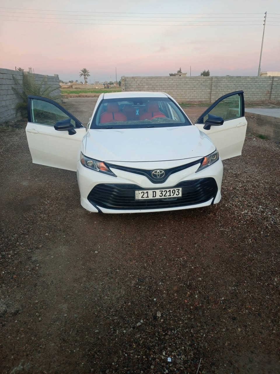 السلام عليكم
كامري موديل 2019
كفاله عامه 
رقم سليمانيه الدولي
تحويل ثاني يوم 
مكان السياره بغداد التاجي 
السعر 196وبيه مجال
اتصال ***********واتساب
