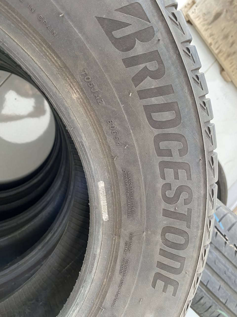 السلام عليكم ورحمة الله وبركاته
🩶الاخوه للاطارات المستعمله 🩶
      سيريه قومه درجه اولي نقشه صيفيه تبارك الرحمن قومات نظاف جداا
           رقم.        🖤 17 // 65 // 225 🖤
ماركة // بريدجستون Bridgestone 
   نتعامل بالبطاقه المصرفيه 
    المكان / القره بولي القويعه طريق الساحلي يوجد خدمة توصيل 
     0920245348


**إذا كنت صاحب هذا الإعلان وتريد حذفه لأي سبب، رجاءا أرسل رسالة إلى الدعم الفني**