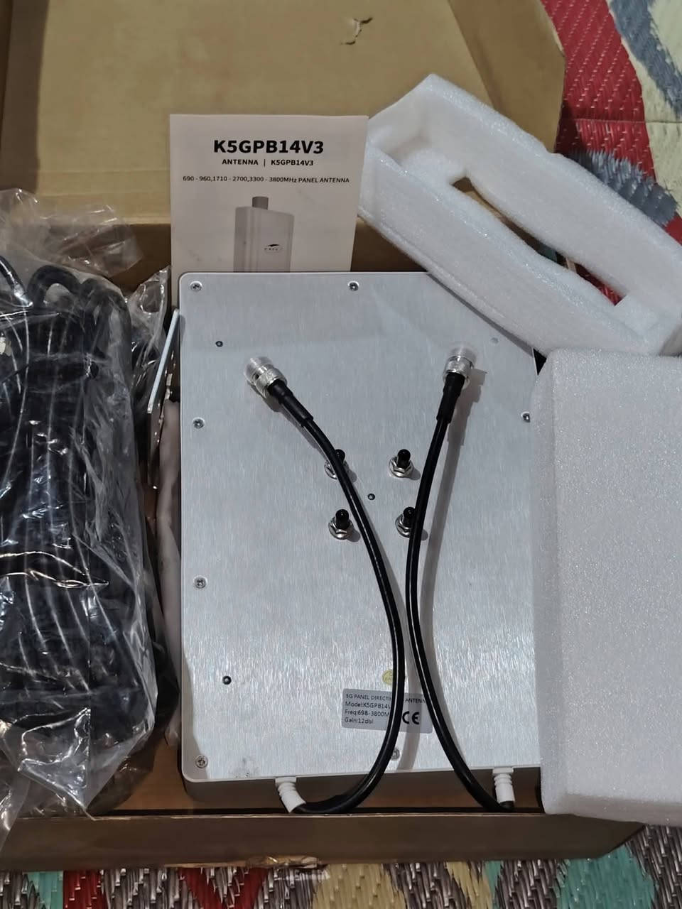 مقوي شبكة هوائي توجيهي خارجي متوافق مع شبكات 4G LTE و 5G. السعر 50


**إذا كنت صاحب هذا الإعلان وتريد حذفه لأي سبب، رجاءا أرسل رسالة إلى الدعم الفني**