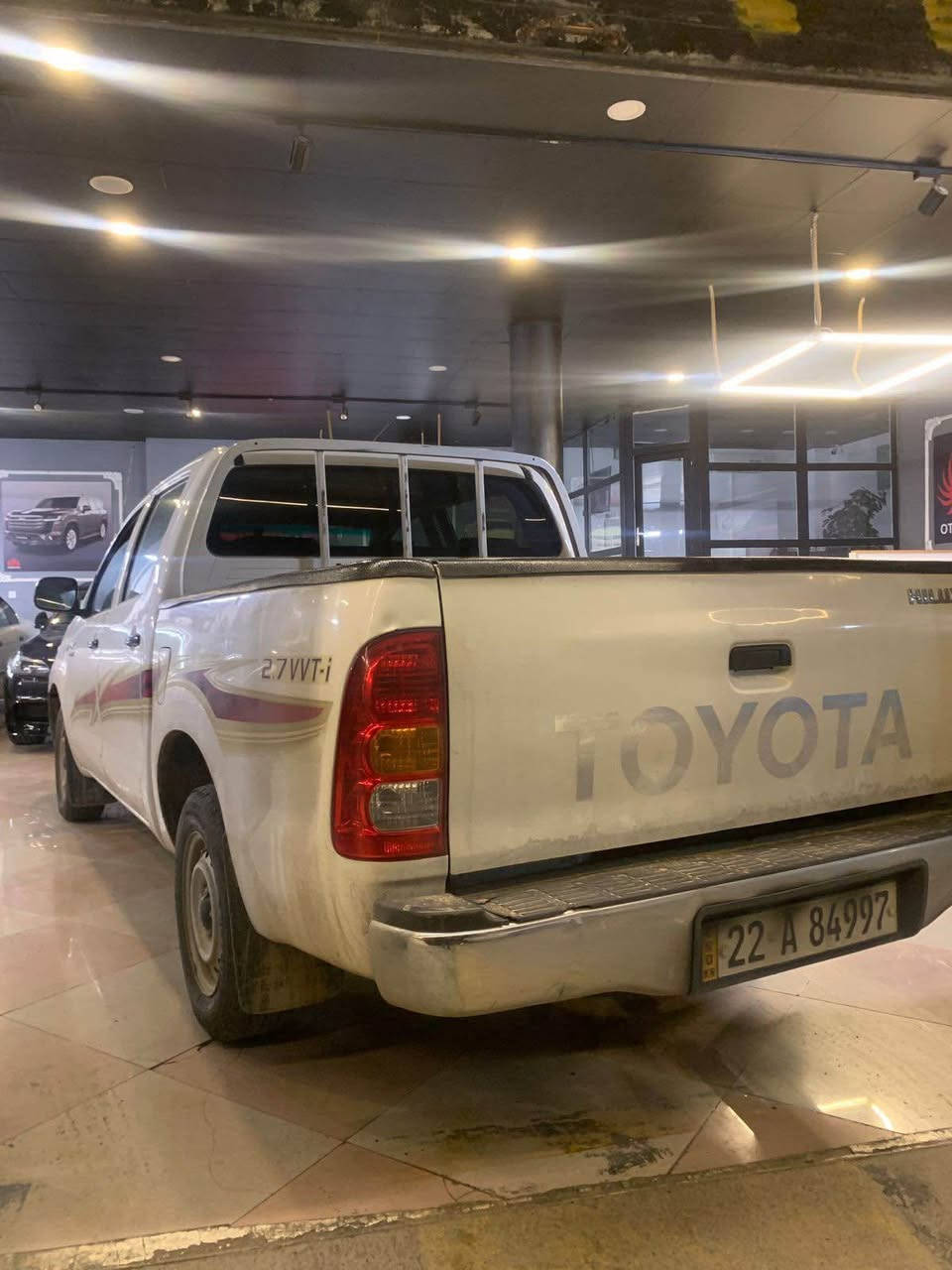 تۆیۆتا هایلۆکس / بیکەب مرزیە فلاحی ▪️
▪️مۆدێل / ٢٠١٠ گێڕعادی ، بێ سبوغ ، ………..
▪️یەک بست کارتی هەیە لە چاملغی پێشەوە ،
▪️مەکینە / V4-2,7 نەکراوەتەوە بەشەرت ،،،،،
▪️رەقەم و سەنەوی کۆنە ( ٢٩٣ ) کم ڕۆیشتووە
*********** ڤایبەر وەتسئاپ أربيل, العراق
