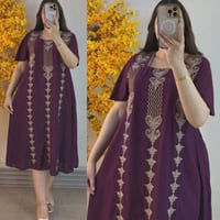 ‏💫💎 أزياء ضوء القمر 💎 💫 👗شلحه نسائي تطريز دبل كلوش 💰سعر الدرزن 12 قطعة...