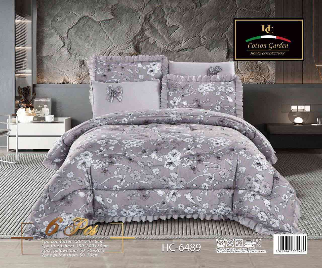 لحاف نفرين 6 قطع قماش قطن مشجر كشكش ساده مع مخاد ساده فيونكه
قياس اللحاف 220*240+8
شرشف لاستيك 180*200+30
4 وجوه مخاد 50*70

السعر (( 40 ))🚚 متوفر خدمة توصيل إلى البصرة وجميع الأقضية والنواحي.
للحجز والاستفسار:
📩 دايركت
📱 واتساب: ***********
