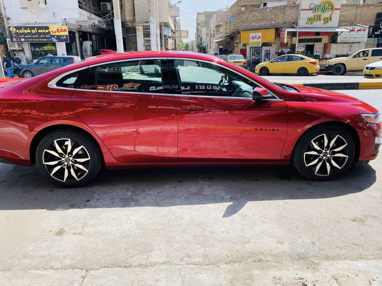 ماليبو موديل 2023
بدون صبغ وبدون تبديل فقط بس الدعاميه 
الامامي المواصفات R/S  باقي المواصفات ماليبو معروفه السعر 135 ماشيه 39 /km
***********
