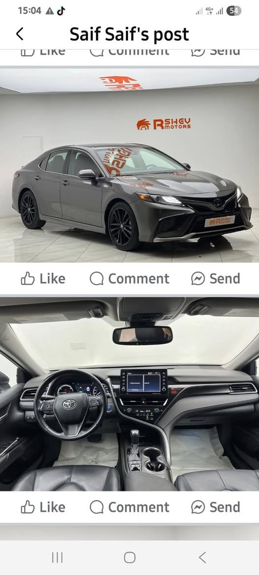 کامري xse hybrid 2023اربع قطع صبغ حراريصفحة السايق بخ امريكا بدون داخل ابد رقم كاتي ترقم شمالي سعرها 189وبيها مجال مكانها دهوك اي ستفسار خاص


**إذا كنت صاحب هذا الإعلان وتريد حذفه لأي سبب، رجاءا أرسل رسالة إلى الدعم الفني**