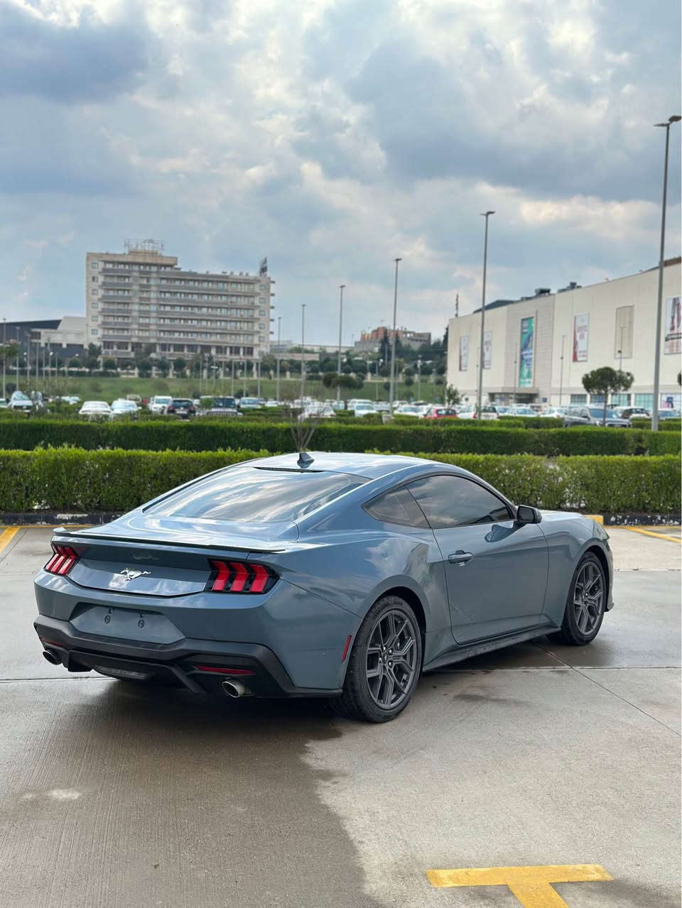 Ford Mustang EcoBoost – Performance Package High 2024

🔹 المحرك: 2.3 لتر تيربو EcoBoost – 4 سلندر
🔹 القوة: 330 حصان (تقريباً 340-350 حصان مع K&N Intake)
🔹 ناقل الحركة: أوتوماتيك
🔹 نظام الدفع: دفع خلفي (RWD)
🌌تغليف بوند و جاملغات امامي و دعامية PPF من امريكا باحسن مواد امريكي

🔹 أوضاع القيادة:
Normal / Sport / Track / Drag Strip / Slippery / Custom

🔹 الفرامل:

* Brembo أمامي 6 بستم
* Brembo خلفي 4 بستم
* ديسكات رياضية كبيرة

🔹 الإطارات والجنوط:

* 19 إنش
* 255/40 R19

🔹 المواصفات:
🛡️رادار امامي 
🛡️رادار جوانب
🛡️رادار تحديد مسار 
🛡️حاسات خلفية 
🛡️نقطة عمياء

Paddle shifters🎚️شفتات استیرن  

* Performance Package / High Performance
* شاشتين رقميتين كبيرتين
* فرامل يد كهربائية (بتصميم يدوي)
* Track Mode + Drag Mode
* Launch Control & Line Lock

🔹 الإضافات:

* فلتر هواء K&N
* فلتر تيربو K&N

🔹 حالة السيارة:

* بحالة ممتازة
* استخدام خفيف
* بدون مشاكل ميكانيكية

🔥 سيارة رياضية بأداء عالي قريب من GT مع استهلاك وقود أقل
📲***********

ضرر فقط جاملغ خلفي بيهه تعديل PDR مع شبرين صبغ بمكان تعديل فقط 
سيارة بجم كبس و ايرباكات كلهه سليمة 
🏎️رقم سليمانية دولي مترقم جديد. 
سعر 255 ورقە السليمانية, العراق
