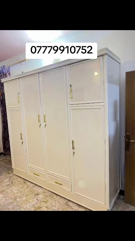 كنتور 4 باب ابيض شغل عراقي 🇮🇶 نقل والشد علينه داخل بغداد مجاني سعر 430  فقط ***********
