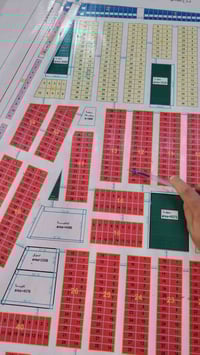 مجمع النخيل السكني • ٢٠٠م طابقين • ٣غرف