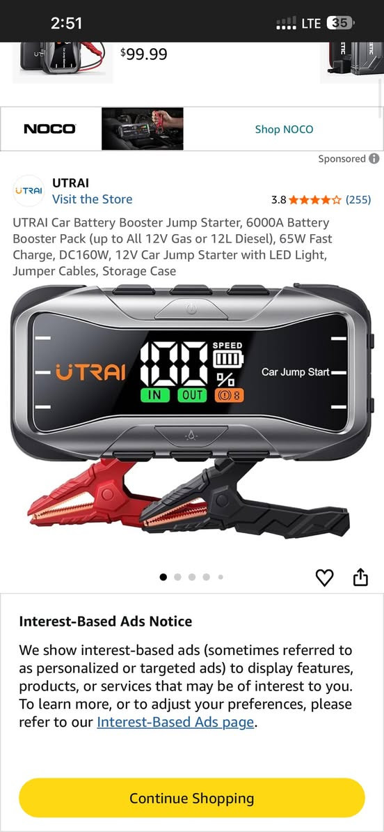 شاحن تشغيل السيارات القوي متوفر الآن 🔥
يتوفر نوعان أوروبيان أصليان وجديدان بجودة ممتازة.

ليس فقط لتشغيل السيارة، بل يحتوي أيضاً على:
🔦 لايت قوي
🔋 باور بنك لشحن الموبايل

⚡ قوة التشغيل: 6000 أمبير
🔋 سعة البطارية: 27000 ملي أمبير

مناسب لمعظم السيارات وبأداء قوي جداً.
العدد محدود وبسعر مناسب.

📱 للطلب أو الاستفسار عبر واتساب:
***********
